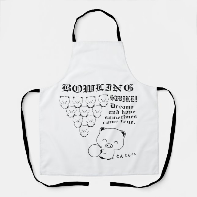 Bowling Schürze (Vorderseite)