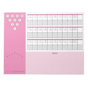 Bowling Scoreboard Diagramme und Anmerkungen Ros Notizblock