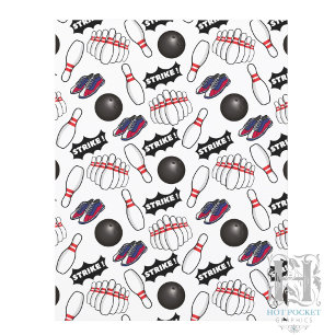 Bowling Scrapbook Papier