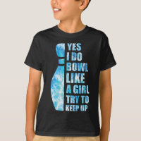 Bowling-Shirt Funny Ja ich krüge wie ein Gir