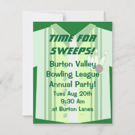 Bowling Shirt Party Einladung