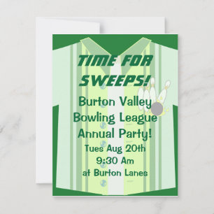 Bowling Shirt Party Einladung