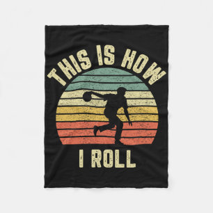 Bowling Shirt So nehme ich das Retro Design T-Shir Fleecedecke