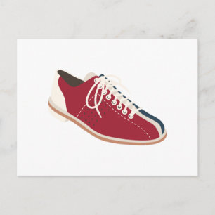 Bowling Shoe Postkarte
