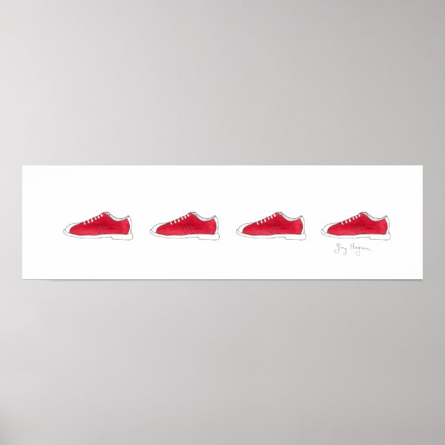 Bowling Shoes Poster & Prints (Vorne)