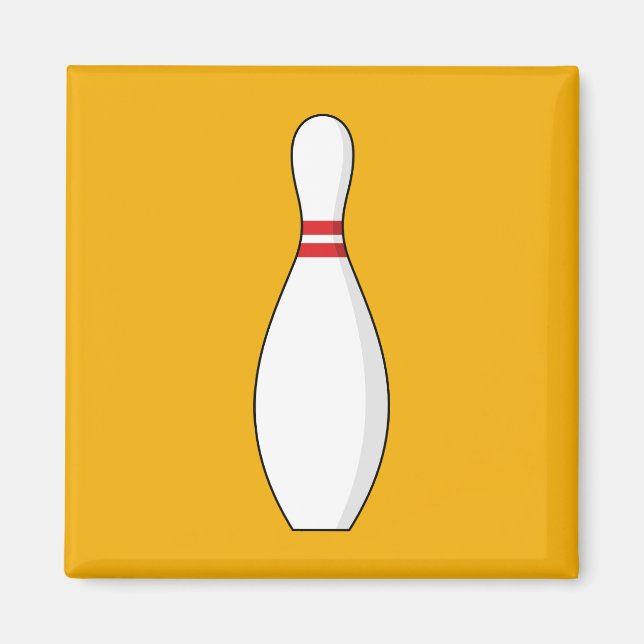 Bowling Skittle Magnet (Vorne)