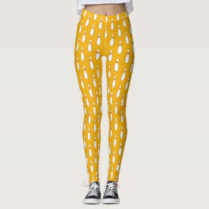 Bowling Skittle Pattern Leggings