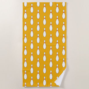 Bowling Skittle Pattern Strandtuch