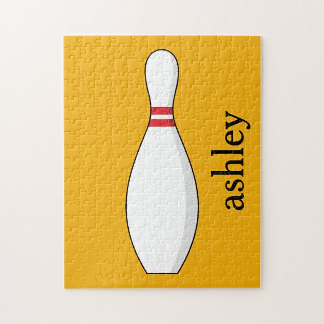 Bowling Skittle Personalize Puzzle (Vertikal)
