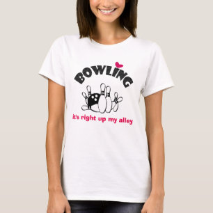 Bowling Slogan Es ist genau in meinem Leben T-Shirt