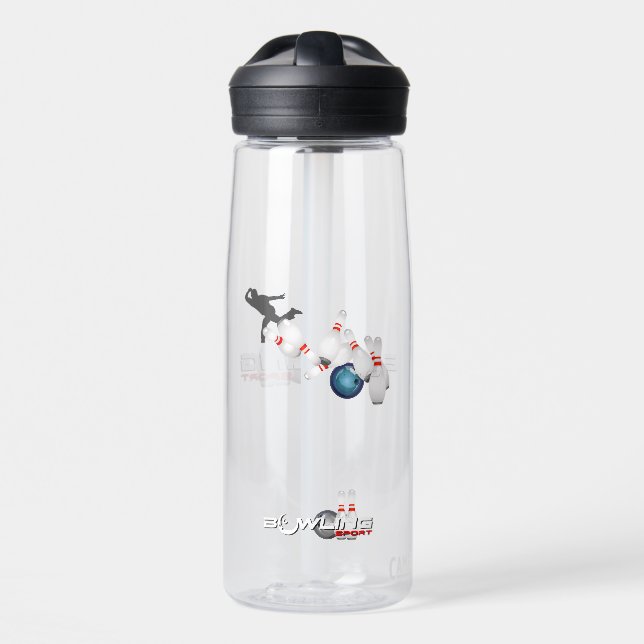 Bowling Sports | 25oz Trinkflasche (Vorne)