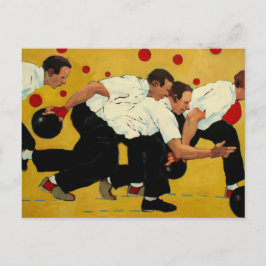 Bowling Stampede Postkarte