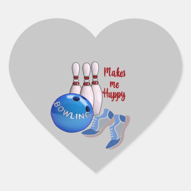 Bowling Sticker (Vorderseite)