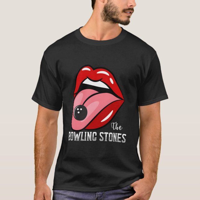 Bowling StonesAmusing Best Bowling Team T-Shirt (Vorderseite)