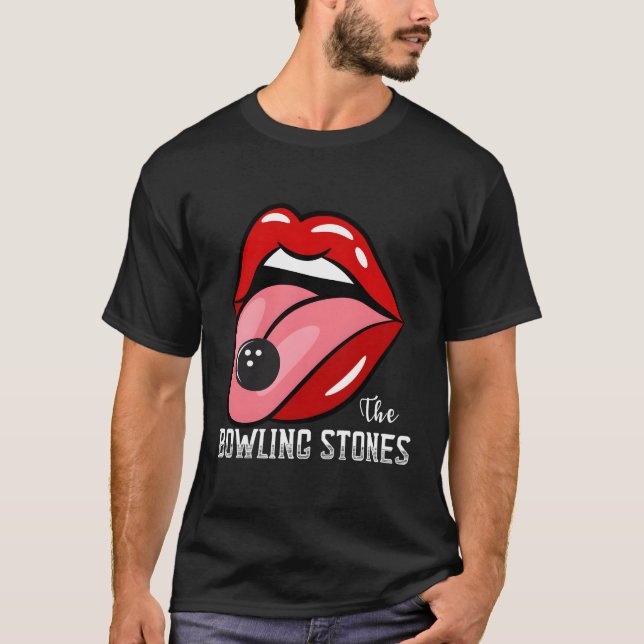 Bowling StonesAmusing Best Bowling Team T-Shirt (Vorderseite)