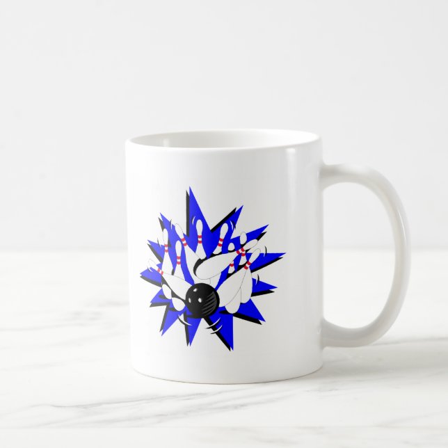Bowling (Streik) Kaffeetasse (Rechts)