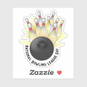 Bowling Strike Aufkleber