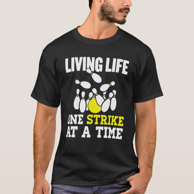 Bowling Strike Perfect Score Bowling T-Shirt (Vorderseite)