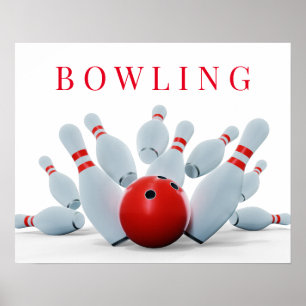 Bowling Strike Poster
