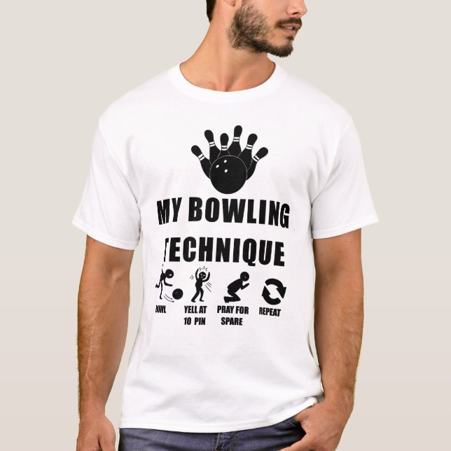 Bowling T-Shirt (Vorderseite)