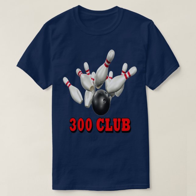 Bowling Team 300 Club T-Shirt (Design vorne)