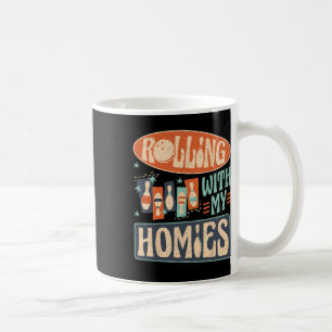 Bowling Team-Buttone schlagen mit meinen Zuhause Kaffeetasse