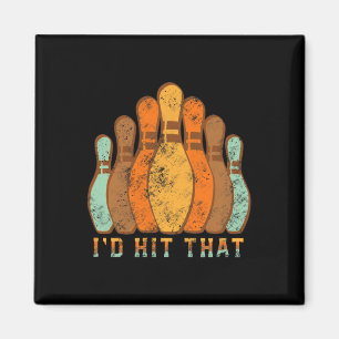 Bowling Team Ich hatte diesen lustigen Bowling Vin Magnet