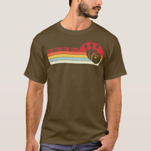 Bowling-Team Retro Strike 300 Bowler Vintage Cool T-Shirt