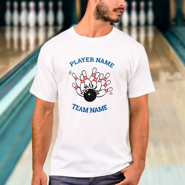 Bowling Team Shirt - Logo und Spielername markiere (Von Creator hochgeladen)