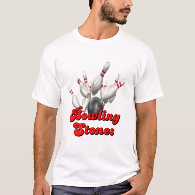 Bowling Team Stones T-Shirt (Vorderseite)