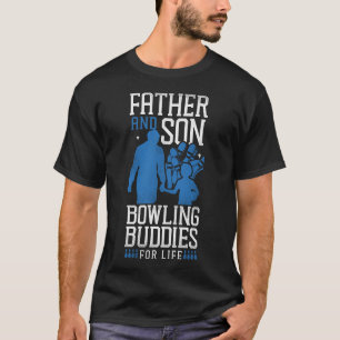 Bowling Team Vater und Sohn Bowling Buddies für T-Shirt