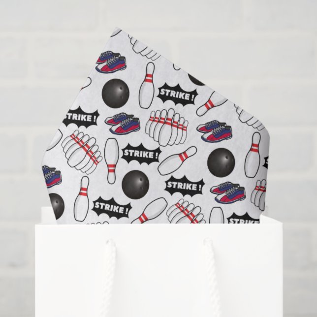 Bowling Toilettenpapier Seidenpapier (Geschenk Tasche)