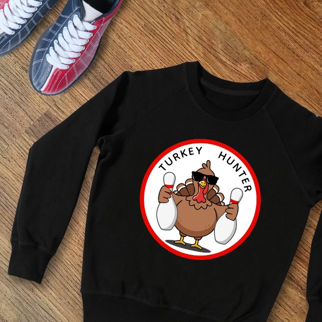 Bowling Truthahn Jäger Tri-Blend Shirt (Von Creator hochgeladen)
