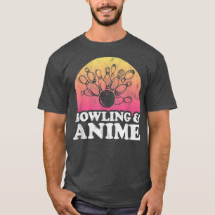 Bowling und Anime T-Shirt