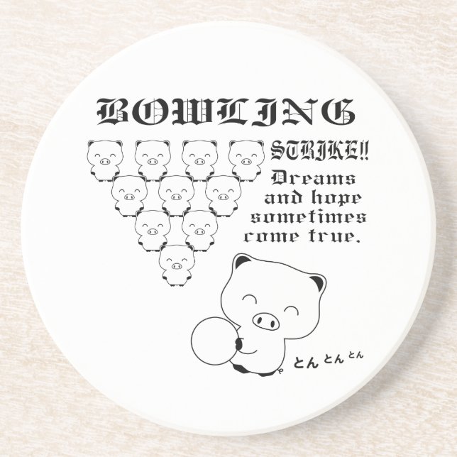 Bowling Untersetzer (Vorne)