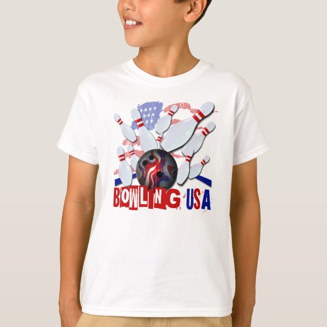 BOWLING USA T-Shirt (Vorderseite)