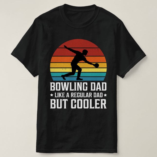 Bowling Vater T-Shirt (Design vorne)