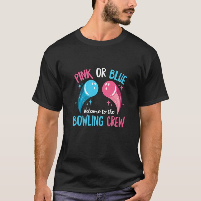 Bowling von Frauen und Männern für einen Bowling T-Shirt (Vorderseite)