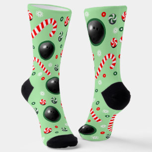 Bowling-Weihnachtsgeschenke Socken