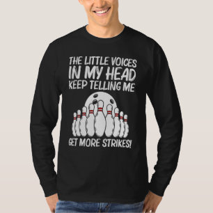 Bowling Women Bowling Bowler Player T-Shirt