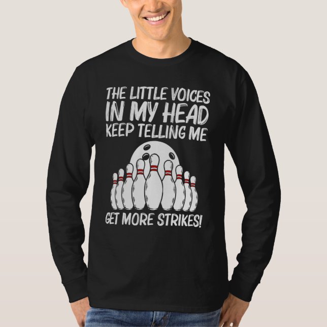 Bowling Women Bowling Bowler Player T-Shirt (Vorderseite)