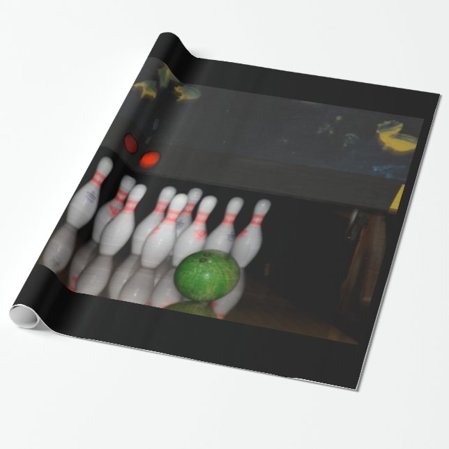 Bowling Wrapping Paper Geschenkpapier (Ungerollt)