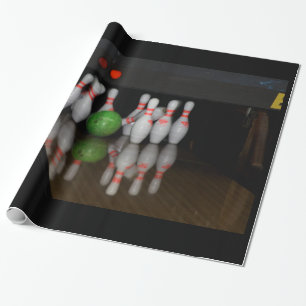 Bowling Wrapping Paper Geschenkpapier