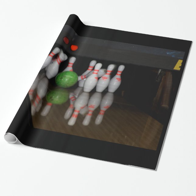 Bowling Wrapping Paper Geschenkpapier (Ungerollt)