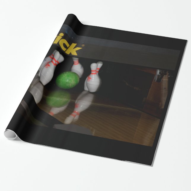 Bowling Wrapping Paper Geschenkpapier (Ungerollt)