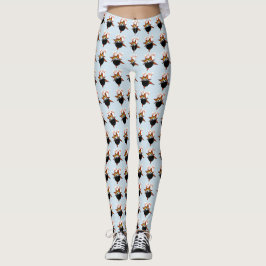 Bowlingball und Buttone Leggings
