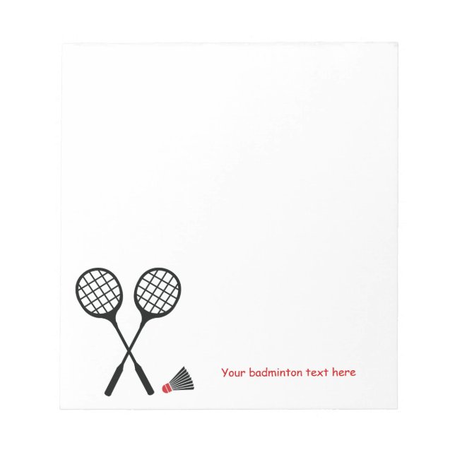 Bowlingball und Buttone Notizblock (Vorderseite)