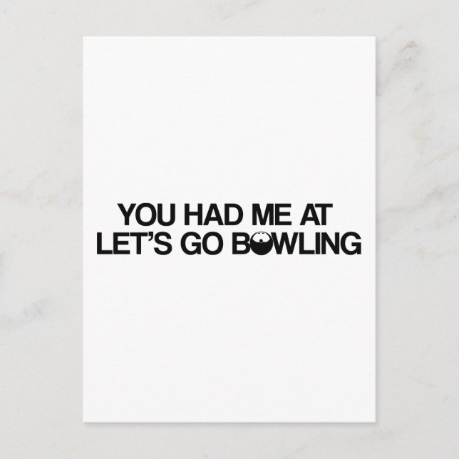 Bowlinge Postkarte (Vorderseite)
