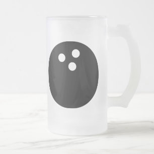Bowlingkugel Mattglas Bierglas