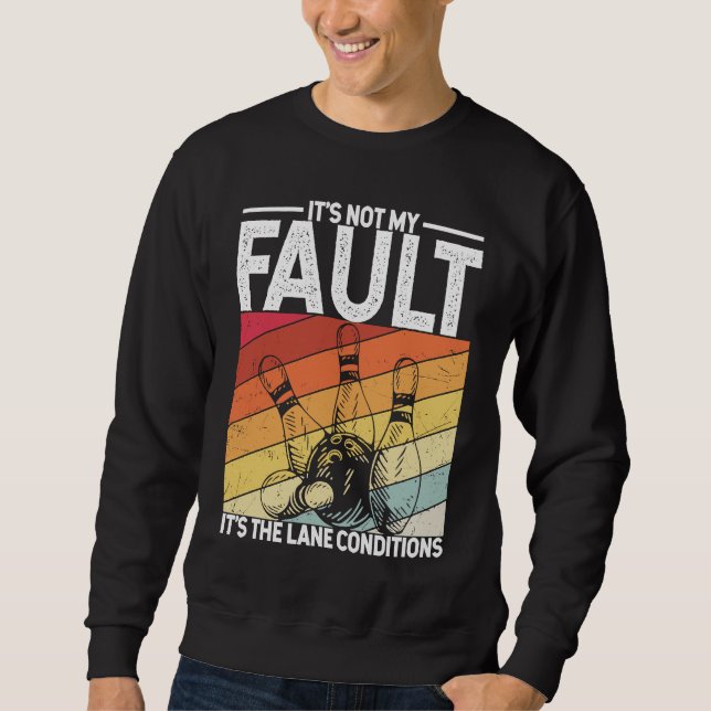 Bowlingkugel Pin Bowler Strike Team Bowlingbahn  Sweatshirt (Vorderseite)